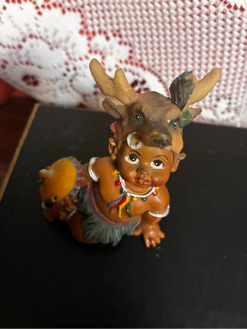 Vintage All God’s Children Tribal Baby Figurine Set of 3 Native American - Picture 8 of 15